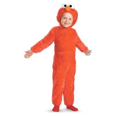 Toddler Sesame Street Elmo Halloween Costume Jumpsuit 3-4t : Target